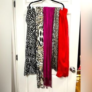 Set of 5 scarfs